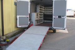 Rampe di Carico in Alluminio mobili e fisse per furgoni