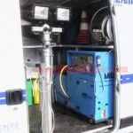 Scaffalature per officine mobili realizzato su Fiat Fiorino con cassettiere portautensili per utilizzo professionale